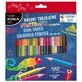 Triangular double-sided crayons 48 colors