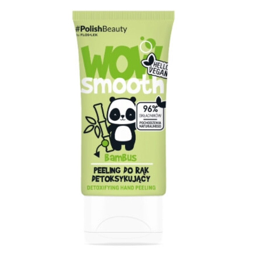 Flos-Lek, Wow Smooth! Detoxifying Bamboo Hand Scrub, 50g