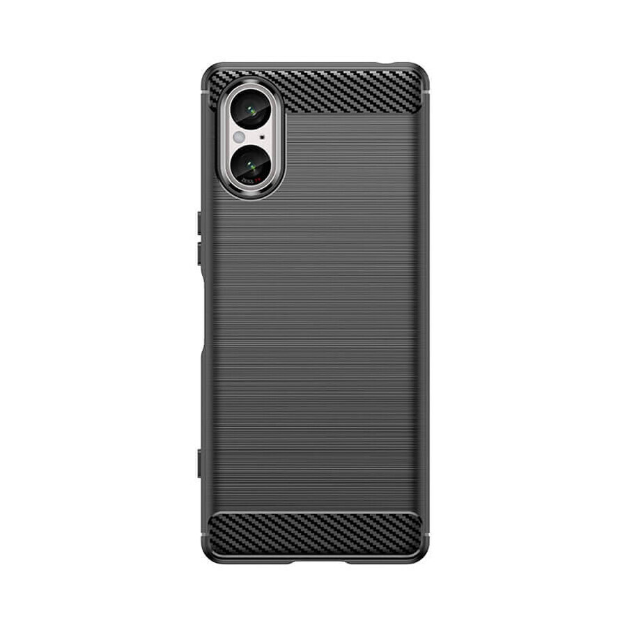 Carcasă Carbon pentru Sony Xperia 5 V - negru