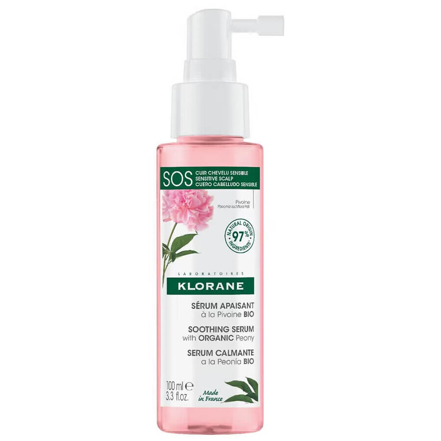 Klorane Serum Calmante con peonía bio, 100 ml