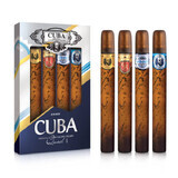 Cuba Original Cuba Quad Eau de Toilette Set Gold amp; Royal amp; Winner amp; Shadow, 4x35ml