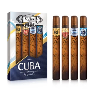 Cuba Original Cuba Quad Eau de Toilette Set Gold amp; Royal amp; Winner amp; Shadow, 4x35ml