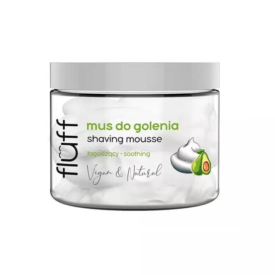 Espuma de afeitar Fluff con aguacate y niacinamida, 200ml