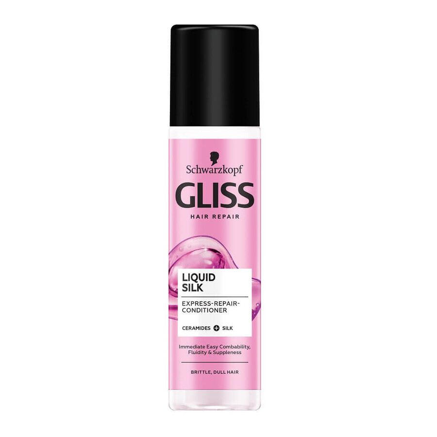 Gliss Kur Balsamo Riparatore Espresso Seta Liquida, 200 ml