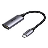 Adaptador Ugreen USB Tipo C - HDMI 2.0 4K@60 Hz Thunderbolt 3 a MacBook / PC gris (70444)