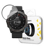 Wozinsky Watch Glass verre hybride pour Garmin Fenix 6 Pro noir