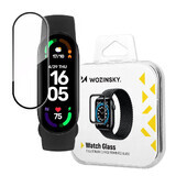 Wozinsky Watch Glass verre hybride pour Xiaomi Mi Band 6 noir