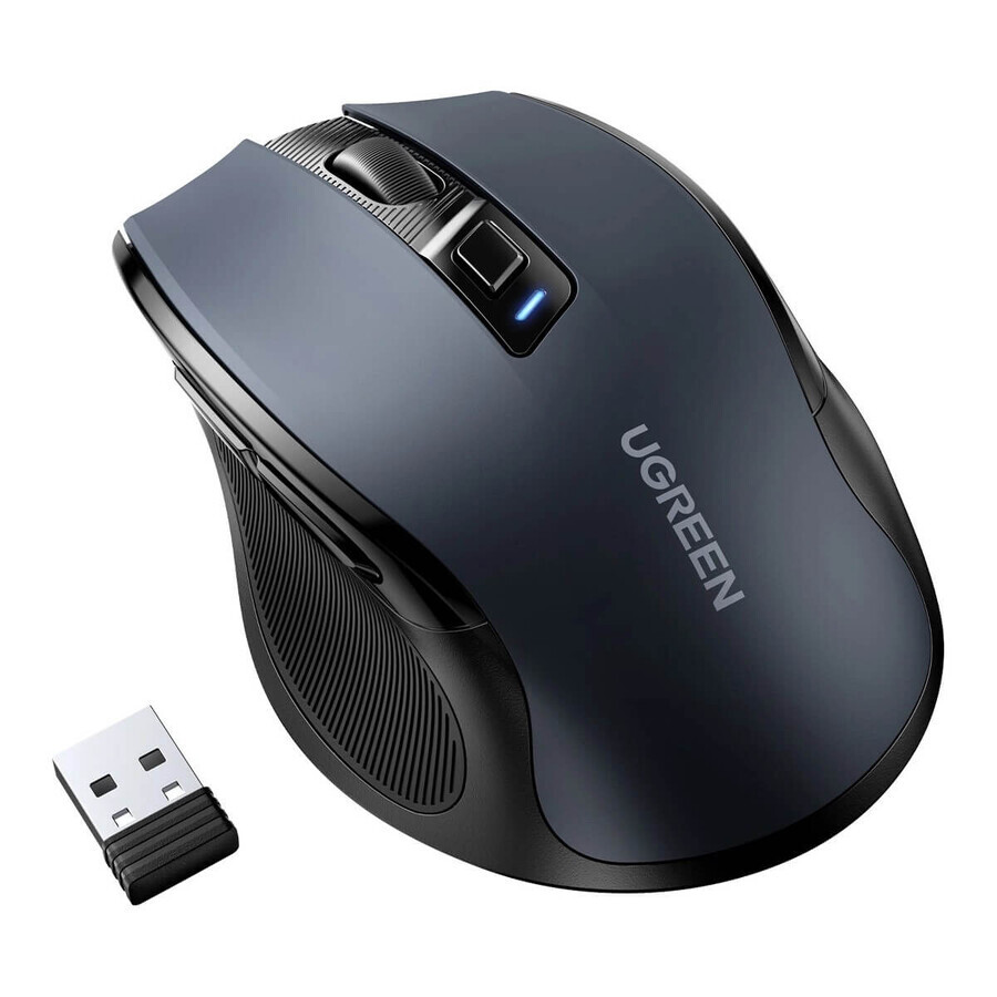 Ugreen MU006 optical wireless USB 2.4GHz 4000 DPI mouse - black