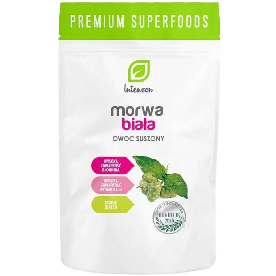 Intenson Fruits secs de mûres blanches, 150 g