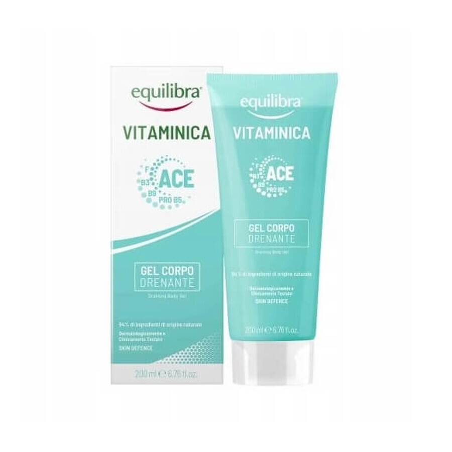 Equilibra Vitaminica Draining Body Gel, 200 ml