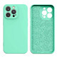 Silicone case iPhone 14 Plus silicone case mint green