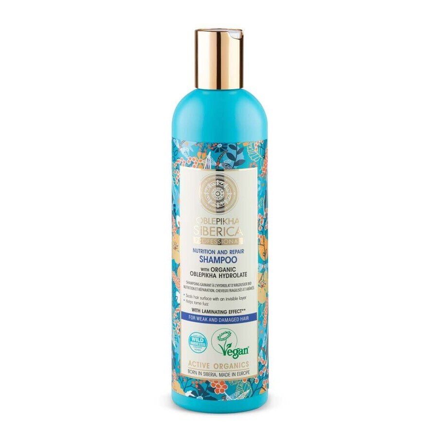 Natura Siberica Oblepikha Professional Sea-buckthorn Shampoo for weak and damaged hair, 400 ml