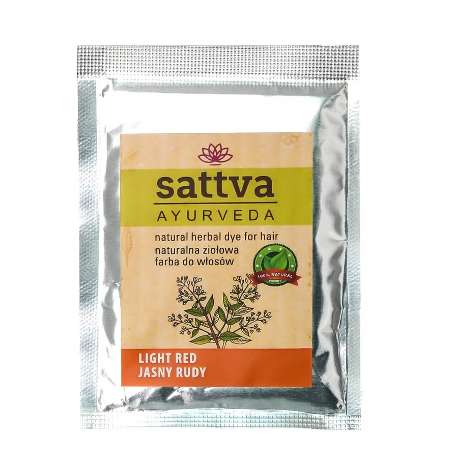 Sattva Natural Herbal Natural herbal hair dye Light Red, 10 g