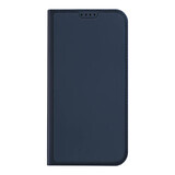 Dux Ducis Skin Pro Husă iPhone 15 Pro cu clapetă și portofel - albastru