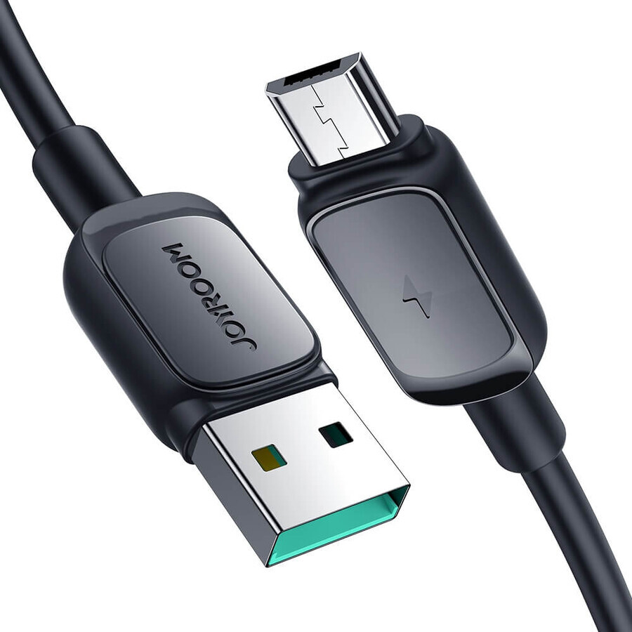 Joyroom Multi-Color Series A14 USB-A / micro USB 2.4A 2 m cablu - negru