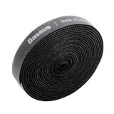 Baseus Rainbow Circle Klettband - Klettverschluss-Kabelbinder 3m schwarz (ACMGT-F01)