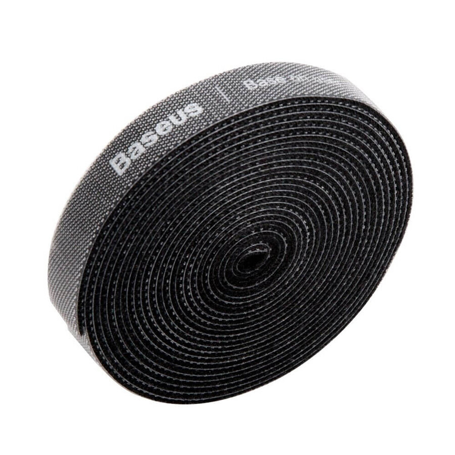 Buy Baseus Rainbow Circle hook and loop Straps - Velcro cable organizer strap 3m black (ACMGT-F01) Baseus Rainbow Circle hook and loop Straps - Velcro cable organizer strap 3m black (ACMGT-F01)