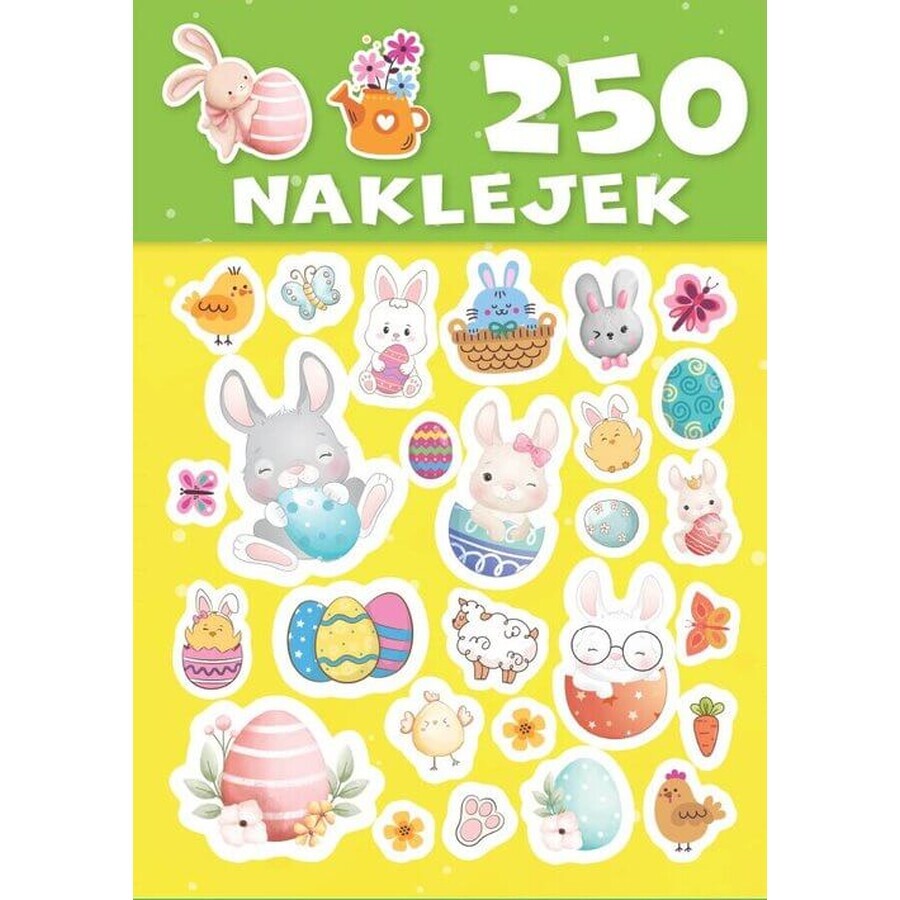 250 autocollants de Pâques avec une idée