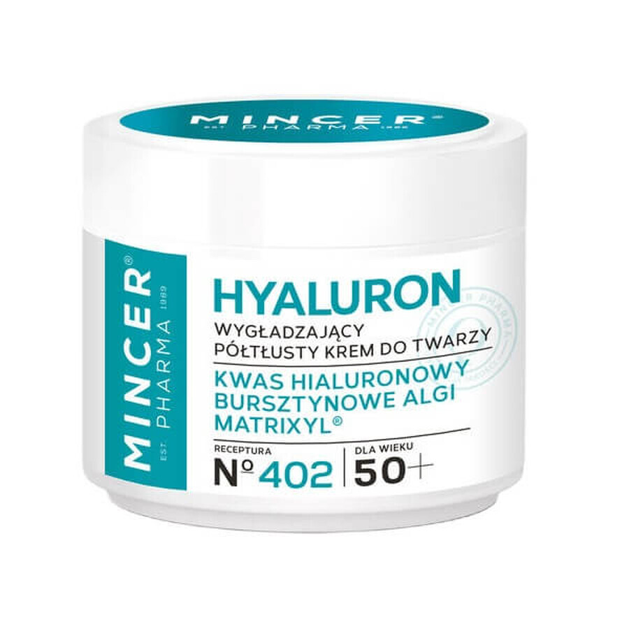 Shop Mincer Pharma Hyaluron Glättende Gesichtscreme Nr.402, 50 ml Mincer Pharma Hyaluron Glättende Gesichtscreme Nr.402, 50 ml