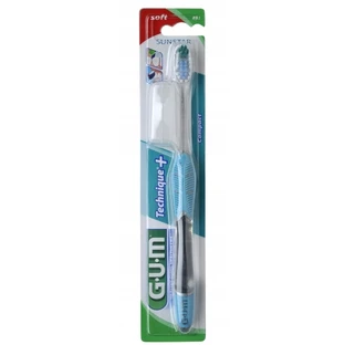 Gum Technique+ Cepillo de dientes suave compacto, 1 pieza