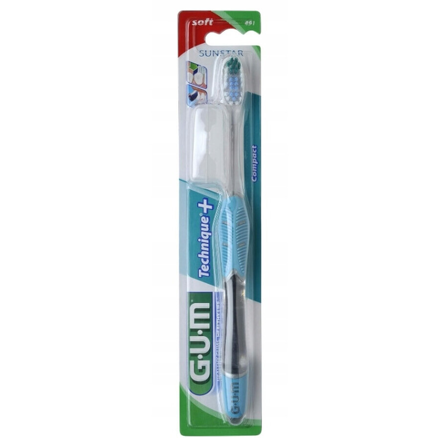 Winkel op Gum Technique+ Zachte tandenborstel compact, 1 stuk Gum Technique+ Zachte tandenborstel compact, 1 stuk
