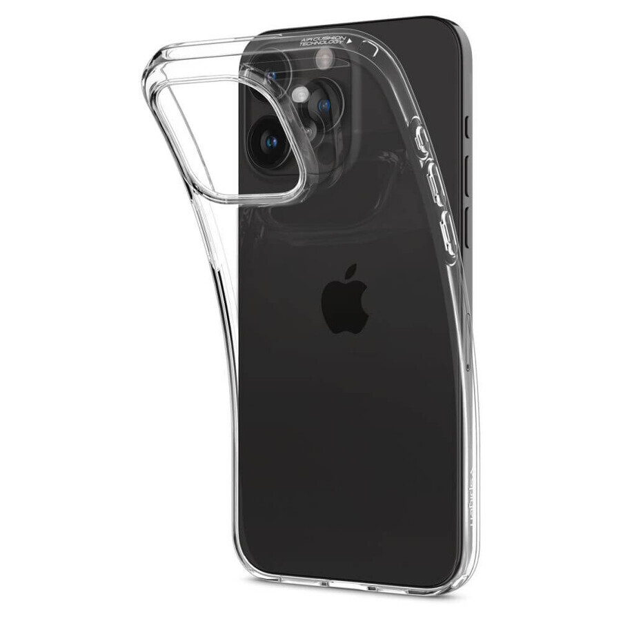 Custodia Spigen a cristalli liquidi per iPhone 15 Pro - Trasparente