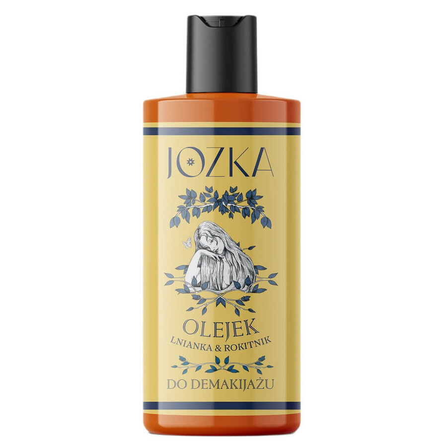 Jozka Olio struccante ai semi di lino e olivello spinoso, 100 ml