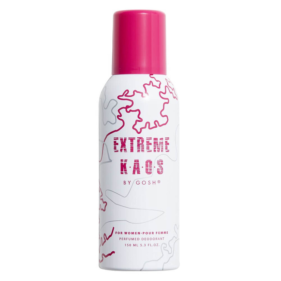 Gosh Extreme Kaos für Frauen Deodorant, 150 ml