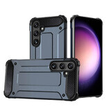 Hybrid Armor hoesje voor Samsung Galaxy S24 gepantserd - blauw