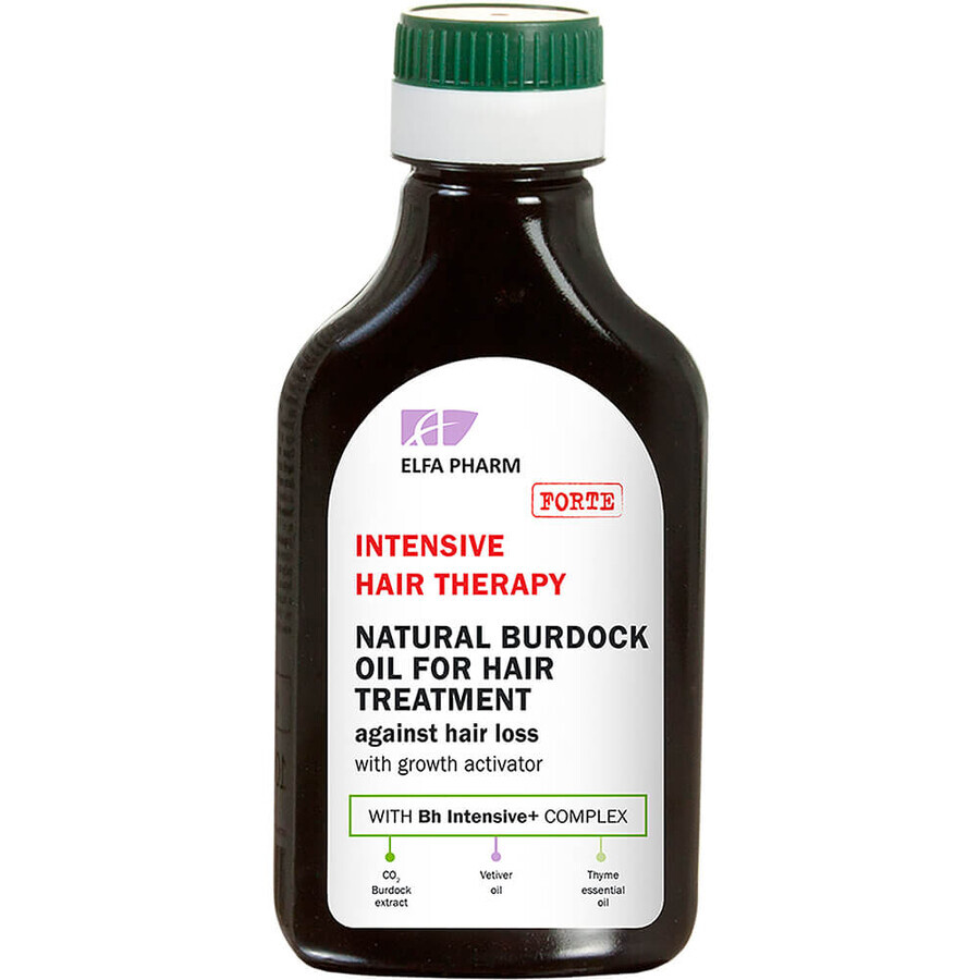 Elfa Pharm Intensive Hair Therapy Natural Burdock Hair Oil against hair loss with growth activator, 100 ml.