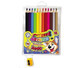 Astrino jumbo round pencil crayons 12 colors + sharpener