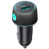 Joyroom 60W USB-C USB-A autolader JR-CCN01 - zwart