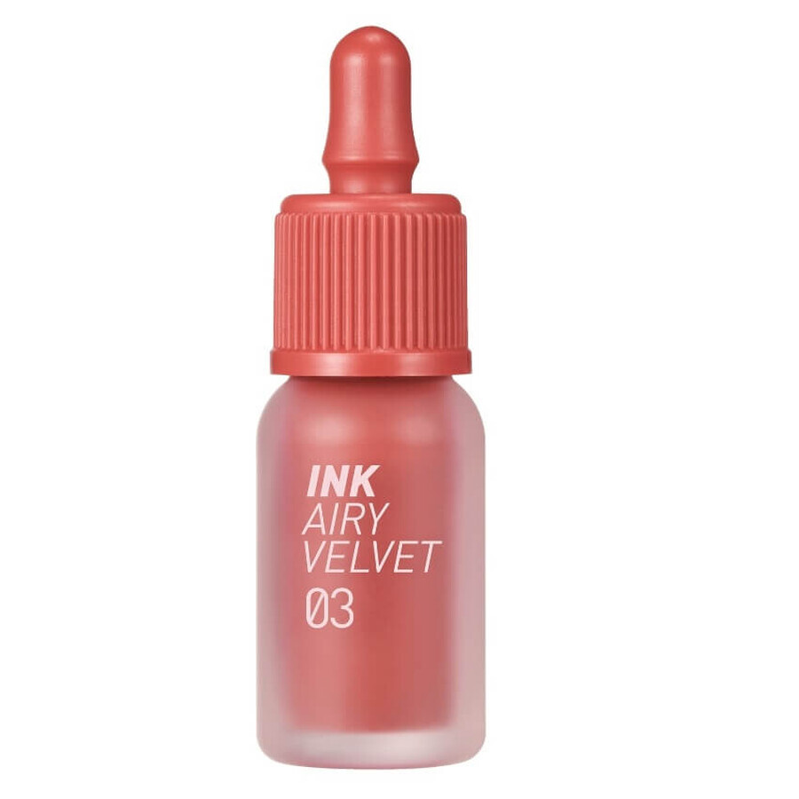 Peripera Ink Airy Velvet Liquid Lipstick 03 Cartoon Coral, 4 g