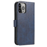 Magneethoesje voor Samsung Galaxy A54 5G flip cover portemonnee stand blauw