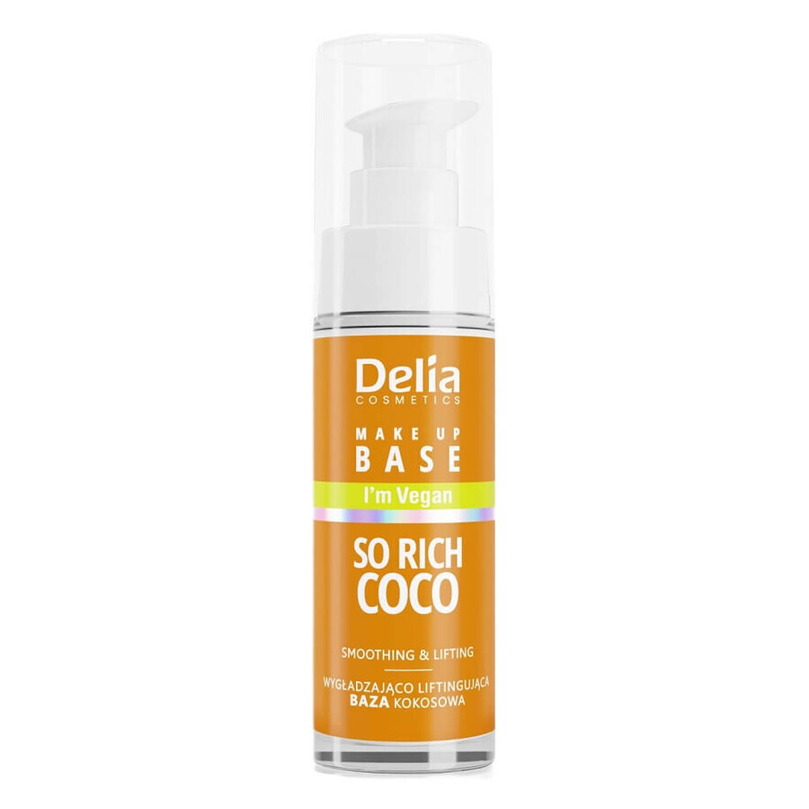 Shop Delia Vegan Make Up Base Vegan Smoothing and Lifting Base So Rich Coco, 30 ml Delia Vegan Make Up Base Vegan Smoothing and Lifting Base So Rich Coco, 30 ml