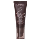 Lirene Single Touch SPF50 Base de maquillaje opaca hidratante 02 Natural, 30 ml