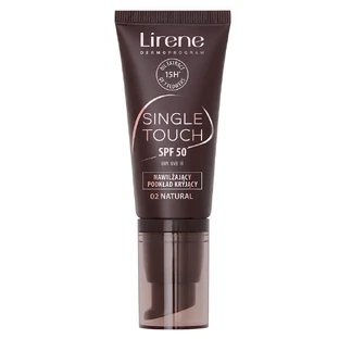 Lirene Single Touch SPF50 Fond de teint opaque hydratant 02 Natural, 30 ml