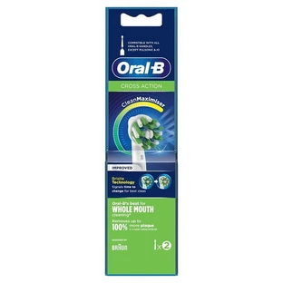 Spare heads for electric toothbrush, Cross Action, 2 pcs, Oral-B