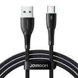 Joyroom Starry Series SA32-AC3 3A USB-A / USB-C kabel 1m - zwart