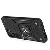 Wozinsky Ring Armor custodia Samsung Galaxy S23+ custodia blindata anello supporto magnetico nero