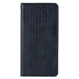 Magneet Strap Case Samsung Galaxy A23 5G flip cover portemonnee mini sleutelkoord standaard blauw