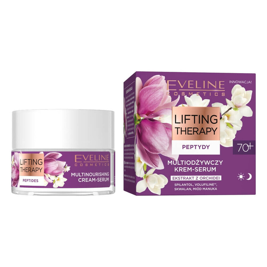 Winkel op Eveline Cosmetics Multivitaliserende crème-serum 70+, 50 ml Eveline Cosmetics Multivitaliserende crème-serum 70+, 50 ml