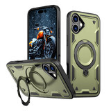 Hybrid Armor Trendy hoesje met MagSafe voor iPhone 16 Plus - groen