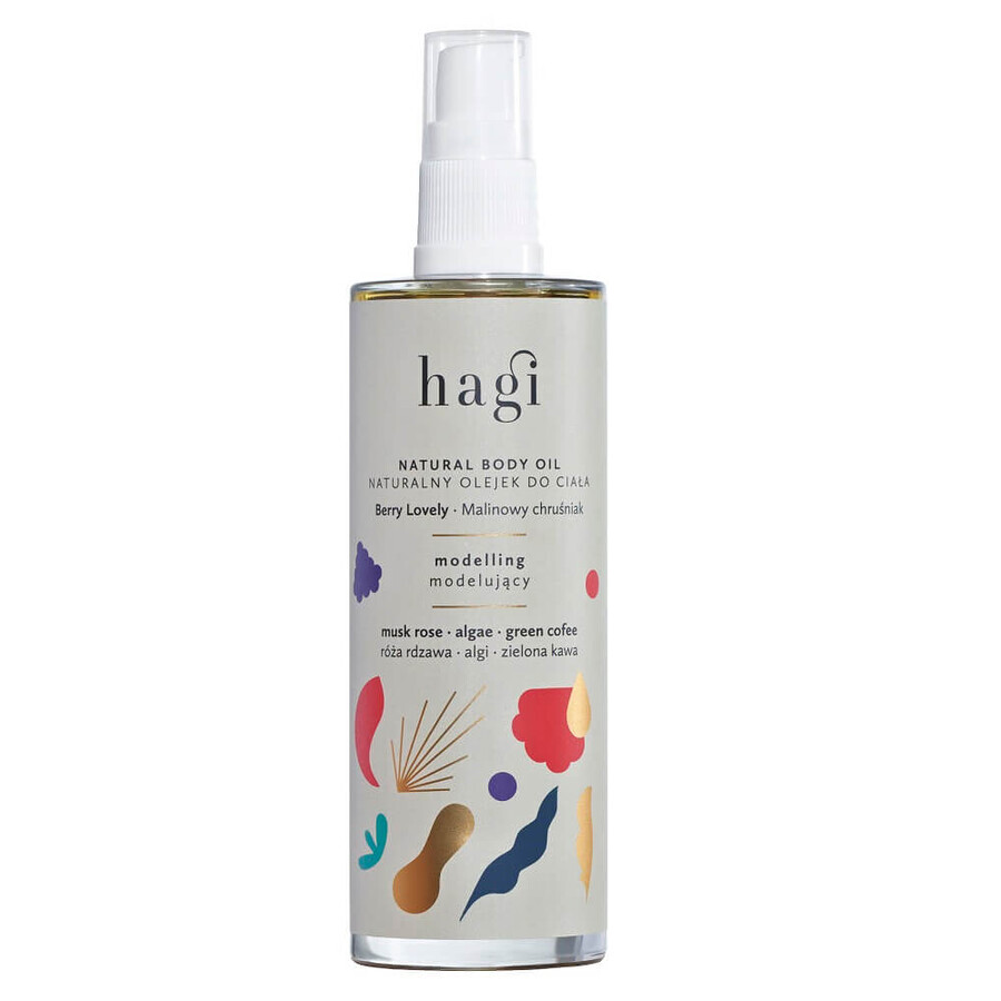 Hagi Natuurlijke Framboos Lichaamsolie, 100 ml