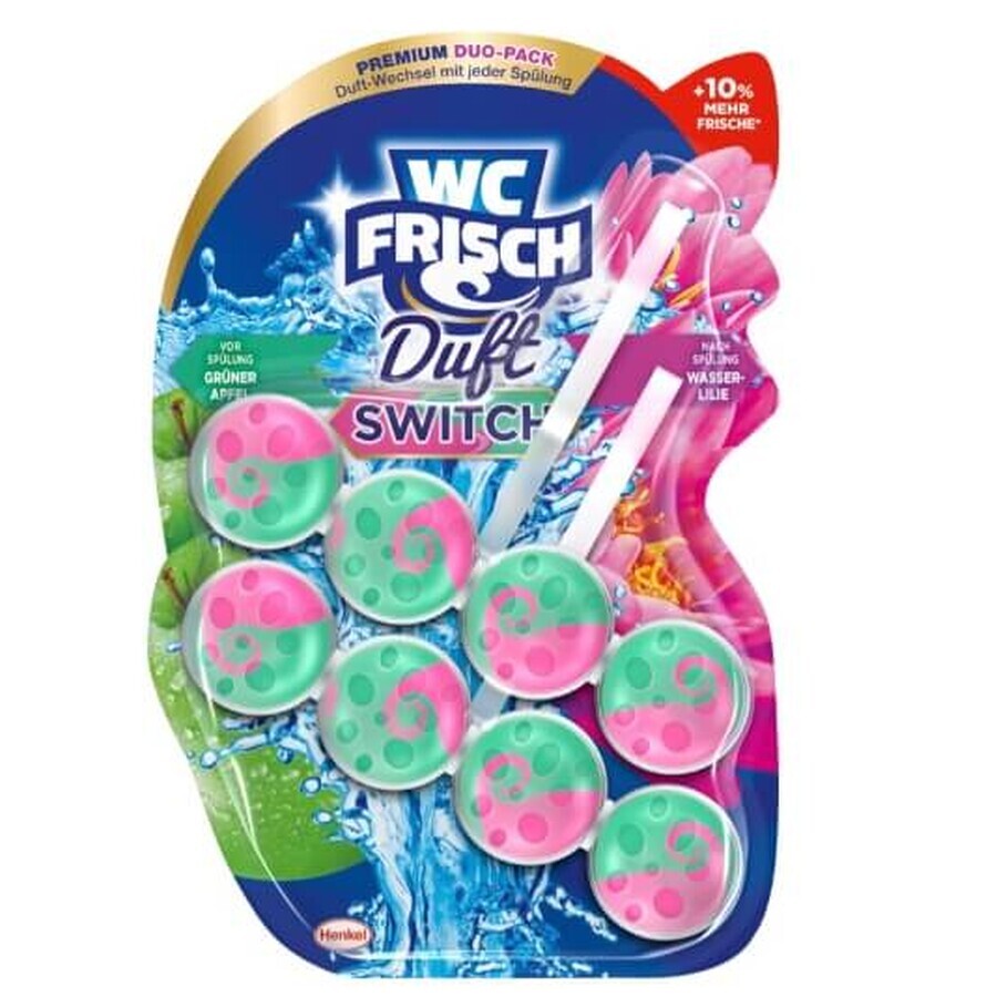 Comprar WC Frisch Duft Switch WC Suspender Manzana amp; Nenúfar, 2 x 50 g WC Frisch Duft Switch WC Suspender Manzana amp; Nenúfar, 2 x 50 g