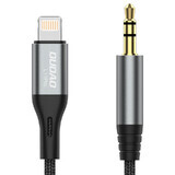 Dudao Audiokabel Lightning - Miniklinke 3,5mm 1m grau (L11PRO)