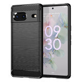 Carbon Case flexibele hoes Google Pixel 7 zwart