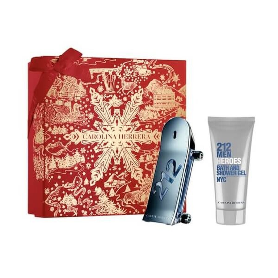 Shop Carolina Herrera 212 Heroes Forever Young Men Set Eau de Toilette, 90 ml + Duschgel, 100 ml Carolina Herrera 212 Heroes Forever Young Men Set Eau de Toilette, 90 ml + Duschgel, 100 ml