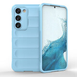 Magic Shield Case case for Samsung Galaxy S23+ flexible armored case light blue