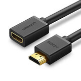 Ugreen HD107 10141 HDMI (Stecker) - HDMI (Buchse) 4K Kabel 1m - schwarz